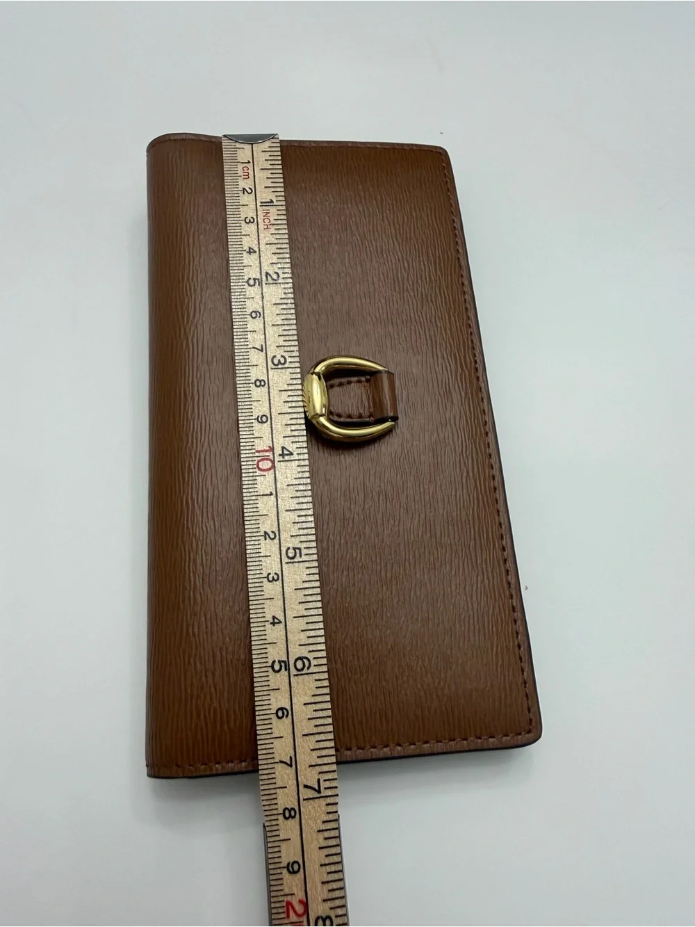 Lauren Ralph Lauren Brown Wallet Gold-Tone Hardware
